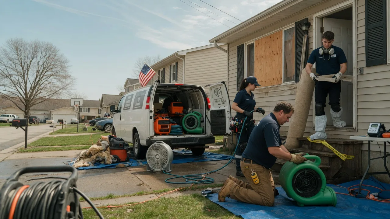 Water Damage Restoration in Wisconsin near me